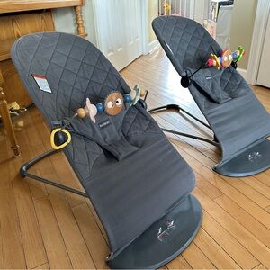 Lightly Used BabyBjorn Bouncers with Toy Accessory Included